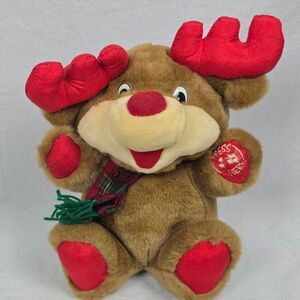 Musical Reindeer Plush Christmas Stuffed Animal